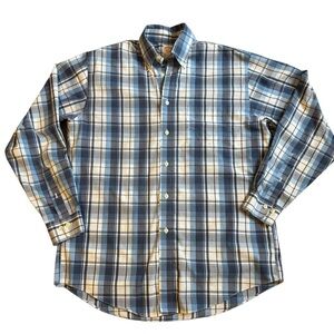 Brooks Brothers Madison long Sleeve button down shirt 100% cotton medium